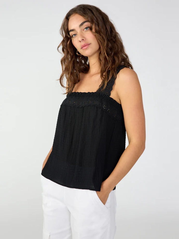 Sanctuary - Lace Insert Cami - Black