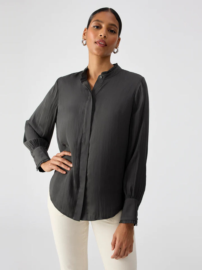 Sanctuary - Feeling Good Sateen Shirt - Magnet