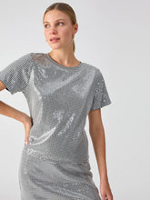 Load image into Gallery viewer, Sanctuary - Perfect Sequin Tee - Micro Houndstooth