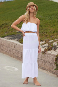 LA Made - Despacito Layer Skirt - White