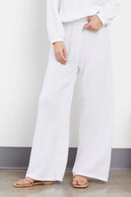Load image into Gallery viewer, LA Made - Cali Chill Wide Leg Pant - White