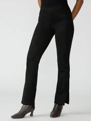 Sanctuary Abbey Faux Suede Leggings - Black