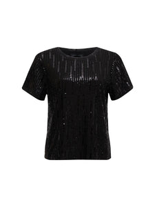 Sanctuary - Sequin Perfect Tee - Black