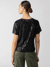 Load image into Gallery viewer, Sanctuary - Sequin Perfect Tee - Black