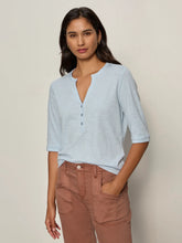 Load image into Gallery viewer, Sanctuary - Rolled Sleeve Tee - Blue Aura