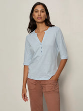 Load image into Gallery viewer, Sanctuary - Rolled Sleeve Tee - Blue Aura