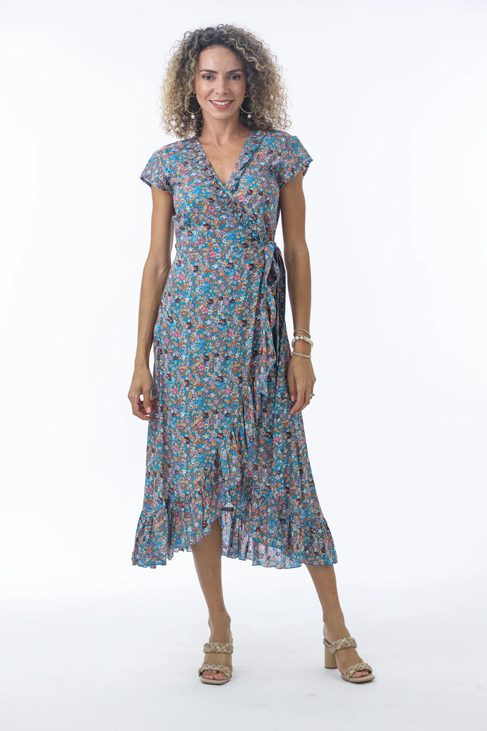 Sea Lustre - Havana Maxi Wrap Dress - Ditsy