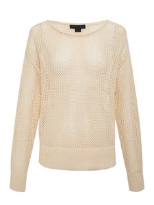 Sanctuary - Open Knit Sweater - Birch