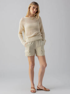 Sanctuary - Open Knit Sweater - Birch