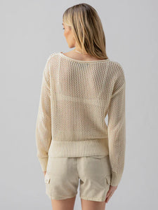 Sanctuary - Open Knit Sweater - Birch