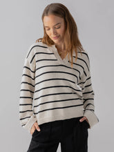 Load image into Gallery viewer, Sanctuary - Chill Vibes Sweater - Chalk Stripe