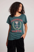 Load image into Gallery viewer, Chaser Merrier with a Martini Tee - Pine Green