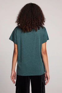 Chaser Merrier with a Martini Tee - Pine Green