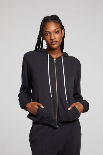 Chaser - Lex Zip Up Hoodie - Licorice