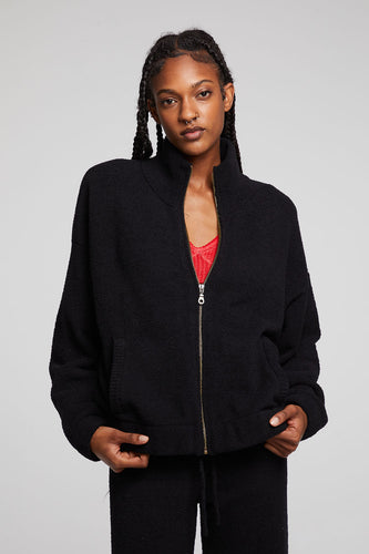 Chaser - Kendall Zip Up - Licorice