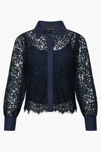 Caballero - Emmie - Navy Lace Top