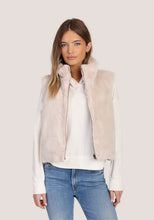 Load image into Gallery viewer, Dylan - Classic Fur Vest REVERSIBLE! - Ecru