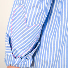 Load image into Gallery viewer, Kerri Rosenthal - Mia Shirt Stripe - Blue/White