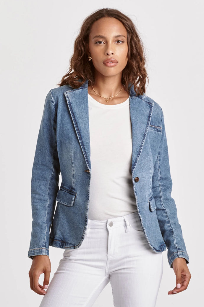 Dear John - Minah Denim Blazer - Santos