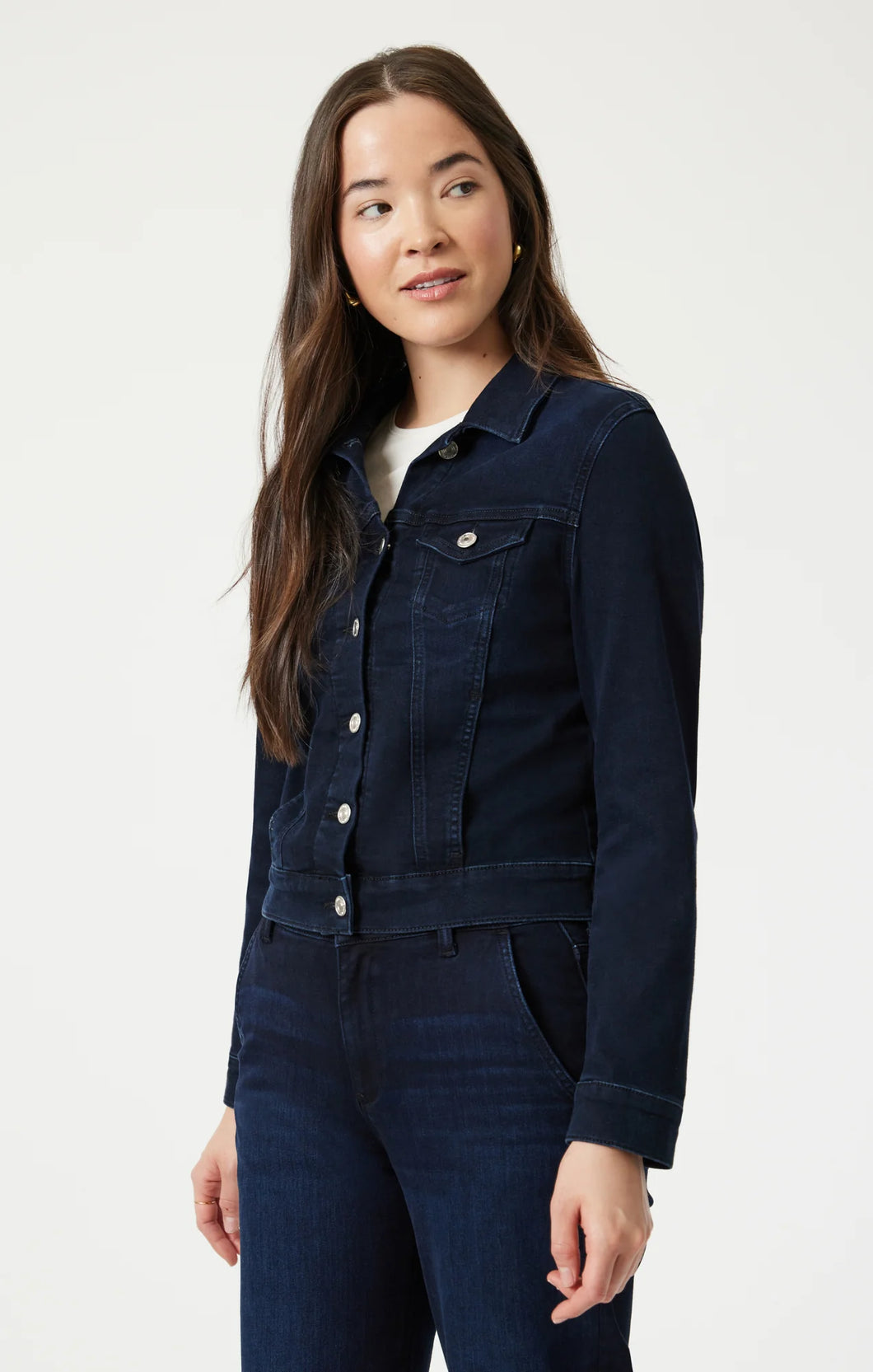 Mavi - Samantha Denim Jacket - Midnight Feather Blue