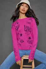 Load image into Gallery viewer, Lisa Todd - The Messenger Sweater -Rhubarb