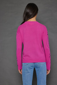 Lisa Todd - The Messenger Sweater -Rhubarb