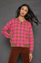 Load image into Gallery viewer, Lisa Todd - Hound Around Sweater - Camel/Neon Pink