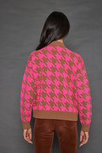 Load image into Gallery viewer, Lisa Todd - Hound Around Sweater - Camel/Neon Pink