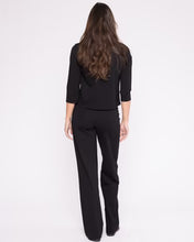 Load image into Gallery viewer, Ripley Rader - Ponte Knit 3/4 Sleeve Top - Black
