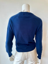 Load image into Gallery viewer, Wispr by Brodie - Geo Sleeve Crew - Navy