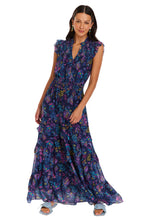 Load image into Gallery viewer, Allison New York - Hazel Maxi Dress - Bohemian Floral Navy