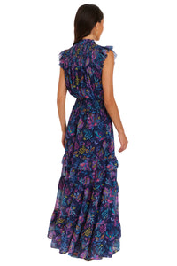 Allison New York - Hazel Maxi Dress - Bohemian Floral Navy