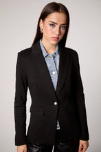 Load image into Gallery viewer, Blue Revival - Helen Blazer - Black &amp; Denim