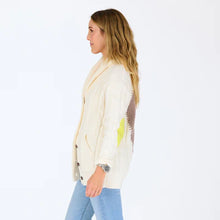 Load image into Gallery viewer, Kerri Rosenthal - Shawl Collar Helen Cardigan Sweater - Natural