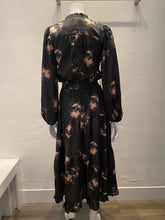 Load image into Gallery viewer, Pinch Black Floral Midi Dress