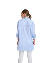 Load image into Gallery viewer, Shirty - Boyfriend Shirt - White/Blue Stripe