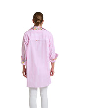 Load image into Gallery viewer, Shirty - Boyfriend Shirt - White/Pink Stripe