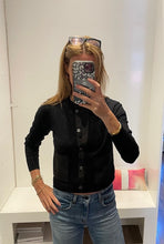 Load image into Gallery viewer, J Society Nylon 2 Pocket  Cardigan - Black