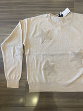 Load image into Gallery viewer, J Society Star Crewneck Sweater - Latte