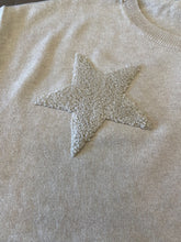 Load image into Gallery viewer, J Society Star Crewneck Sweater - Latte