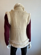 Load image into Gallery viewer, Love Token - Erin Faux  Fur Vest - Oatmeal
