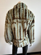 Load image into Gallery viewer, Love Token - Lela Faux Fur Jacket - Green Multi