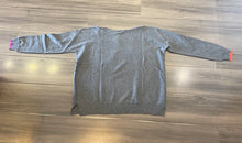 Load image into Gallery viewer, Zaket &amp; Plover Intarsia Heart Boat Neck Sweater - Cloud