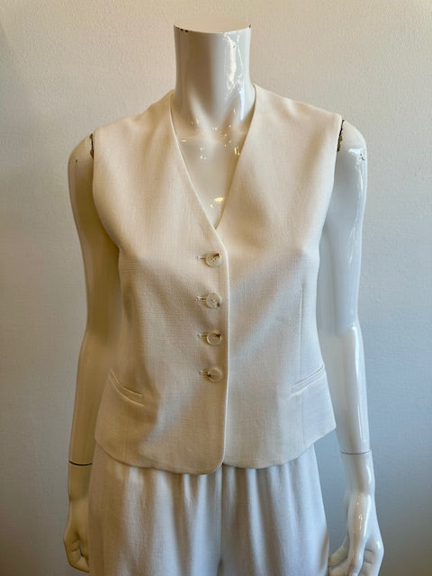 Drew - Harper Vest - Ivory