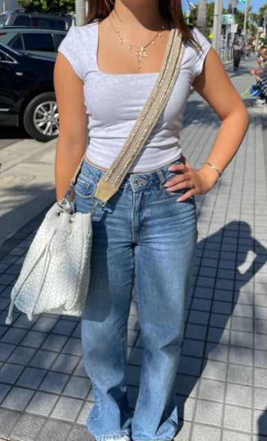 Claramonte Bucket Angelo Bag - White