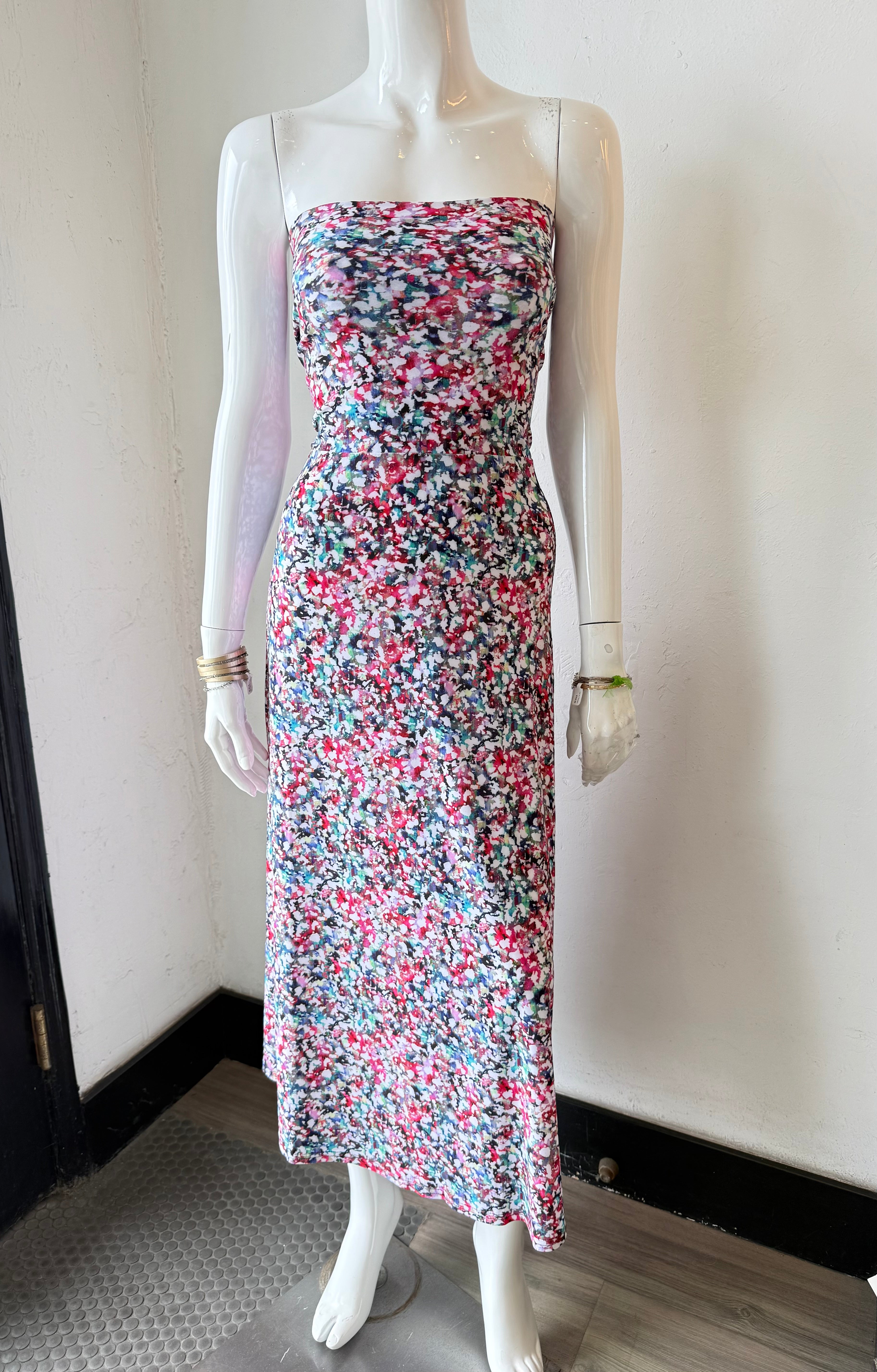 light blue casual midi dress Elery Light Blue Midi Dress - US 4