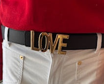 MB Styles - LOVE Belt - Black/Nude