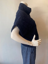 Load image into Gallery viewer, Suzy D - Charleston Quilted Short Sleeve Jacket - Navy