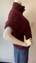Load image into Gallery viewer, Suzy D - Charleston Quilted Short Sleeve Jacket - Claret (Burgundy)
