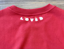 Load image into Gallery viewer, Kerri Rosenthal - Ex-Boyfriend Patchwork Sweatshirt - Washed Red